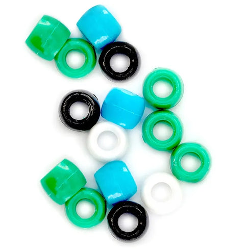 Assorted Colours Plastic Pony Beads (available in 2 varieties)
